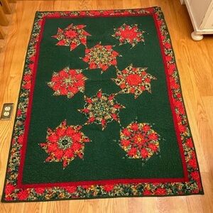 Handmade Vintage Christmas Quilt